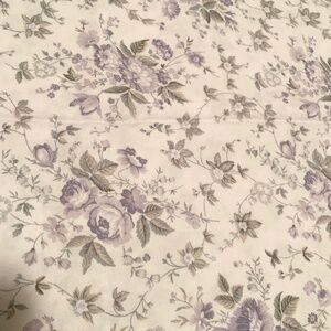 Laura Ashley Lavender Floral Queen Bedsheet Set
